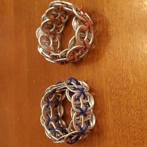 2 soda tab bracelets